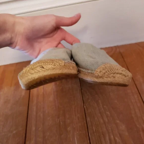 SALE Dolce Vita denim mules flats US 5.5 bohemian beach - Picture 8 of 8